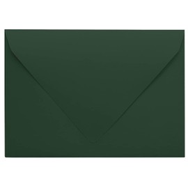 Darling Souvenir A1 Dark-Green Invitation Envelopes (3 5/8 x 5 1/8) Euro V-Flap 80 LBS Ideal for Invitations, Greeting Cards, RSVP, Photo, Wedding, Letters -Packs & Colours Available