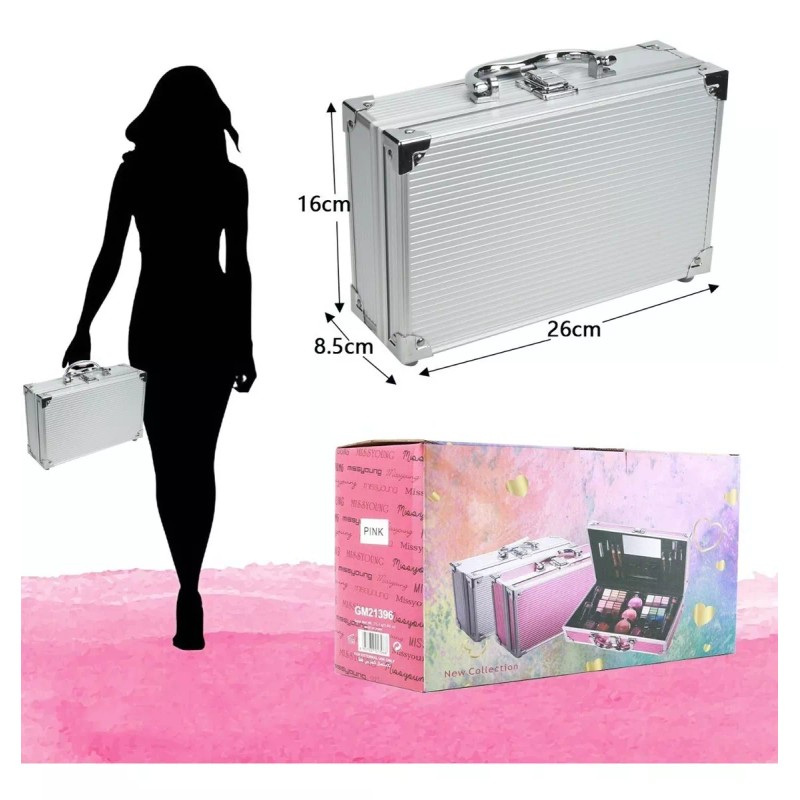 Gmdr Kit De Sombras Maquillaje Set Todo En Uno Neceser
