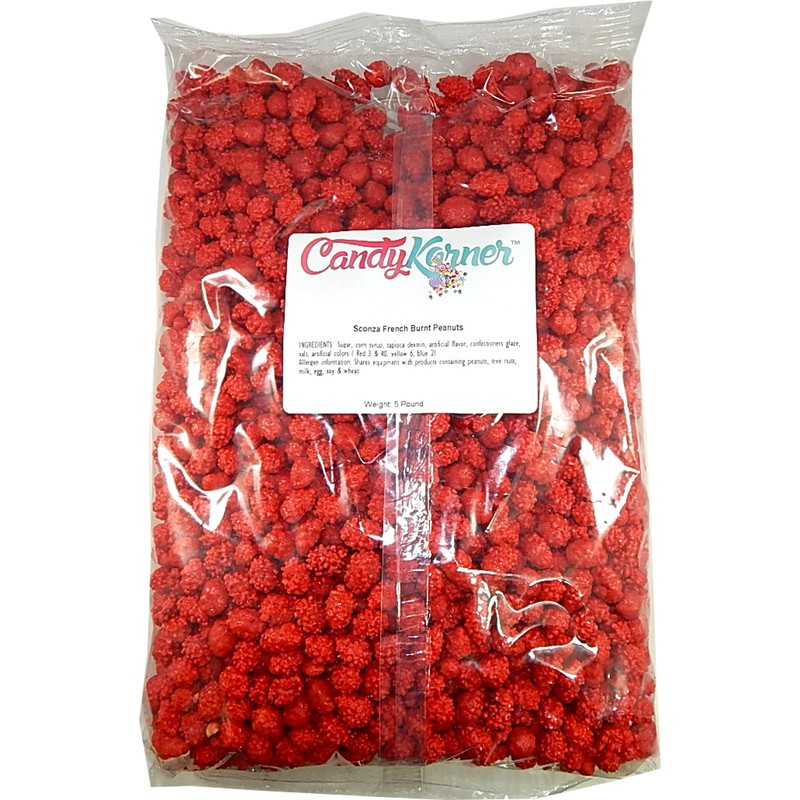 Sconza French Burnt Peanuts (5 Pound) - By CandyKorner