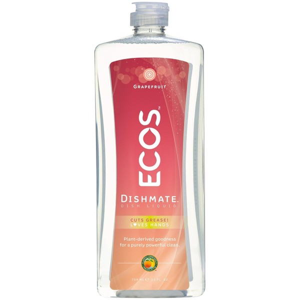Earth Friendly Products Dishwashing Liquid - 25 oz - Grapefruit