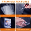 AKONEGE 50PCS 4" x 6" Rigid Print Protectors Waterproof Hard
