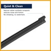 Partuto Rear Windshield Wiper Blade Arm Set 335mm 13 Inch