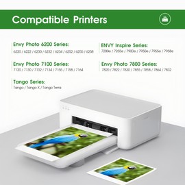 LLAOLLAO Remanufactured HP Ink 64 Replacement for HP 64XL Ink Cartridge Combo Pack Works with Envy Photo 7855 7858 7100 7155 Inspire 7255e 7200e 7900e 7958e Tango Printer (Black and Color)