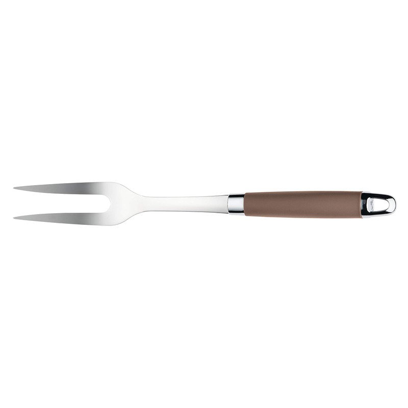 Anolon SureGrip Stainless Steel Meat Fork, Bronze, 13.25-Inch, Tools and