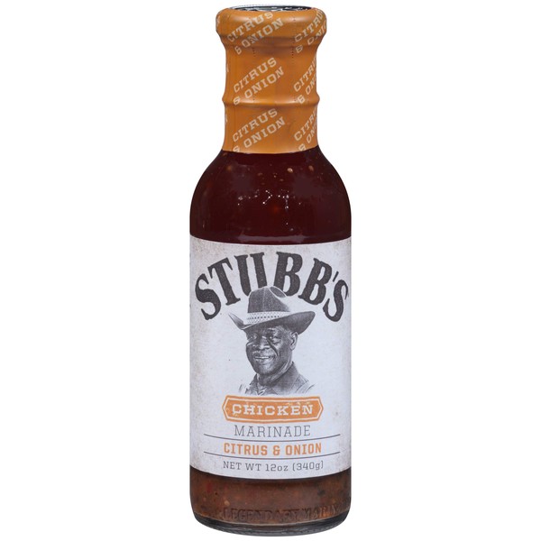 Stubb's Citrus & Onion Chicken Marinade, 12 oz (Pack of 4)