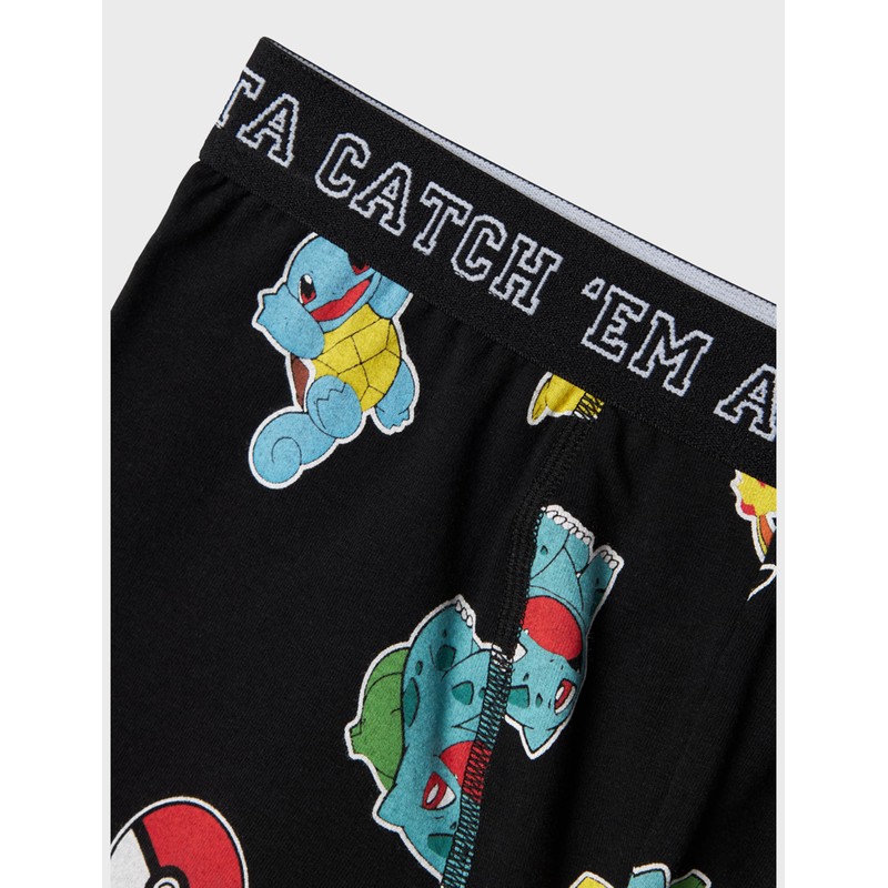 NAME IT Boy Boxer Shorts Pack of 2 Pokémon, black