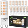 TJOY 12 Pack Dimmable G9 LED Bulb 4W Equivalent 40