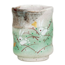 Kutani Yaki(ware) Japanese Yunomi Tea Cup Rabbit