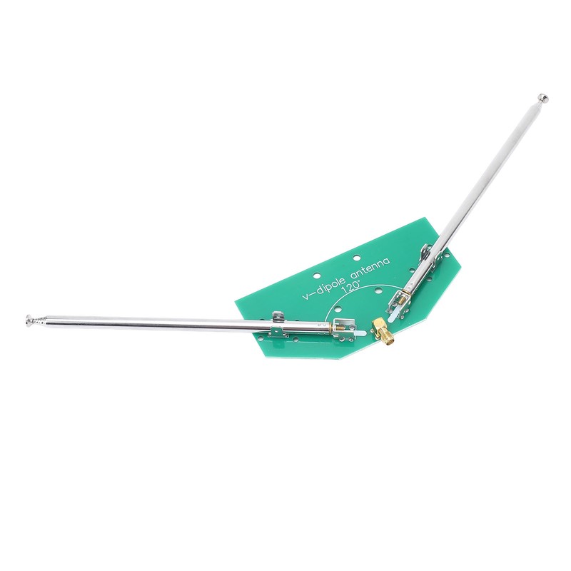 V Dipole Antenna SMA Female Interface Telescopic Antenna 78M‑415MHz FM