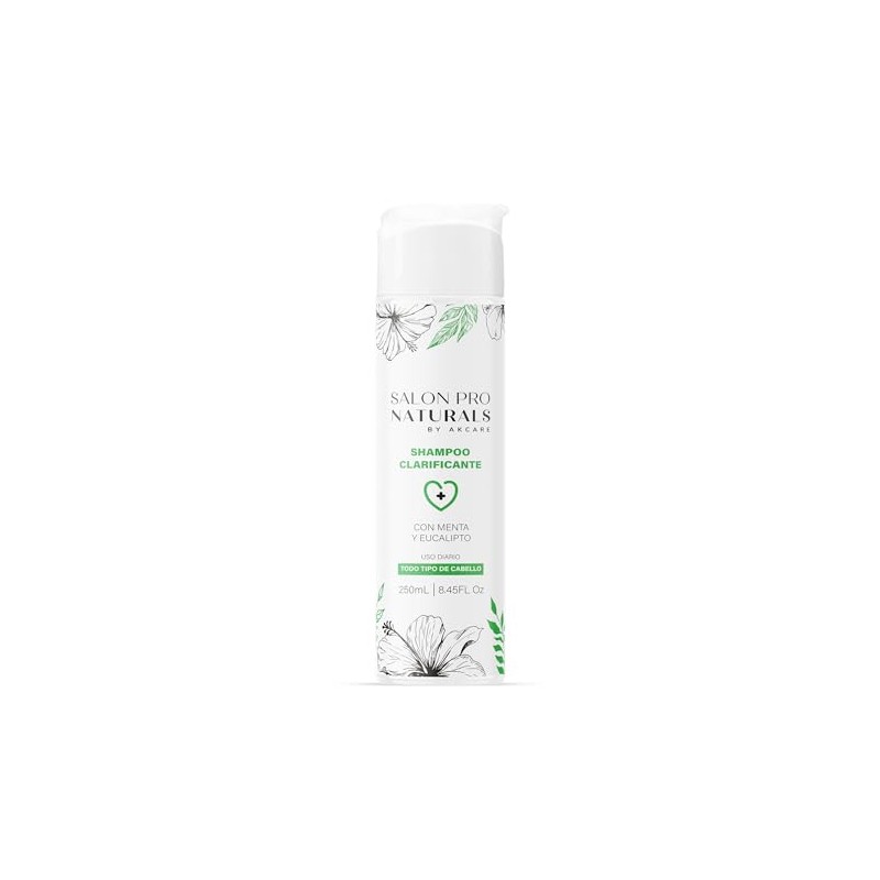 Shampoo Detox Profesional Anticaspa Natural con Menta | Hombre y