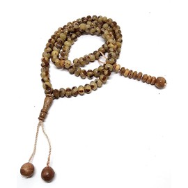 Muslim Tasbih Prayer Beads Amn034 Date Palm Seeds Islamic Prayer Zikr Misbaha Dhikr Rosary with Decorated Tassels