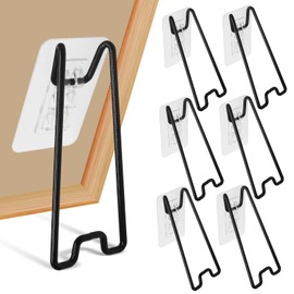 6PCS 5.12"×2.2" Adjustable Metal Picture Frame Easel Backs