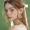 CWVHQ Bike Drop Earrings Unique Handmade Lightweight green Bicycle Dangle