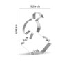 Easter Bunny Rabbit Cookie Cutter Set - 5 Piece -