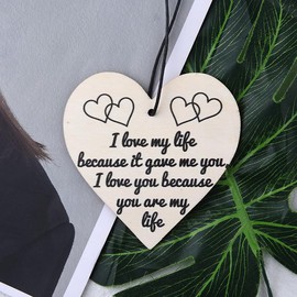 Romantic Xmas Decor Gift for Girlfriend Boyfriend Birthday for Fiance Fiancee Engaement Gifts for Husband Wife Christmas Ornament Gifts for Hubby I Love You Gifts for Couples