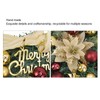 Christmas Inverted Tree Wreath Door Hanging Electroplated Ball Rattan Garland