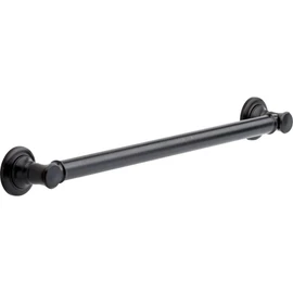 DELTA FAUCET 41624-RB Traditional 24" Grab Bar with Concealed Mounting, Venetian Bronze Venetian Bronze