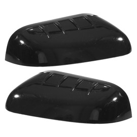 uxcell 1 Pair Left Right Gloss Black Top Half Mirror Cover for Ford Explorer 2011-2015