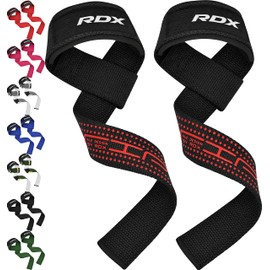 RDX Weight Lifting Straps,Powerlifting Deadlifting, Anti Slip 60CM Hand Bar Grip, 5MM Neoprene Wrist Support, Heavy Duty Weightlifting Bodybuilding Workout, Strength Training Gym Fitness, Men Women
