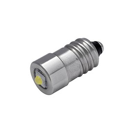 EBS-SYSTART GmbH TorchLED10 - Energy Saving 1 Watt LED Replacement Bulb for Flashlights | Screw Thread E10 | 1-9 Volt