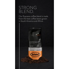 Bristot Espresso Cremoso Italiano Ground Coffee – Medium Roast, Rich & Smooth – 8.8oz (250g) Bag – Italian Ground Espresso for Home Machines