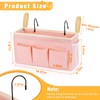 Lilithye Bedside Organizer with Fixed Straps and Water Bottle Holder