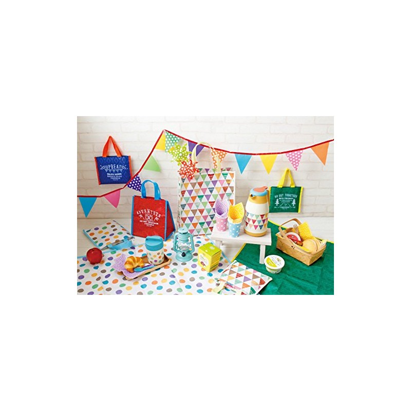 Maruwa Boeki 400813205 Vivid Hiking Tote Bag, Small, Green