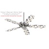 Coconuts Palm Trees and Bananas White - Ceiling Fan Skin