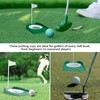 2 Pack Golf Putting Cup with Flag, Portable Plastic Golf