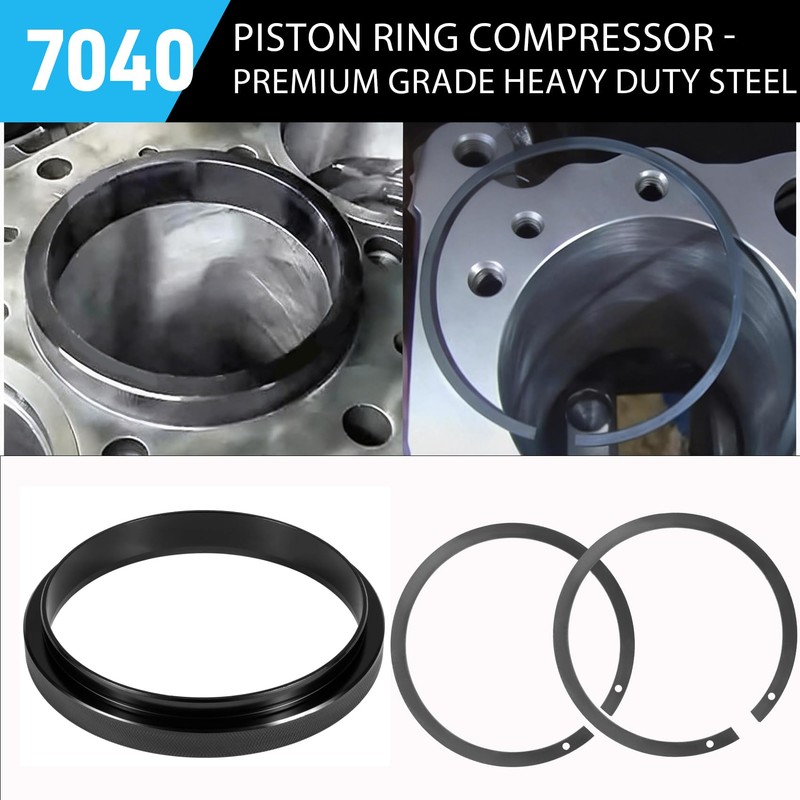 7040 Piston Ring Compressor Tool-5.4" Bore,Replaces PT-7040 5394454 5299339