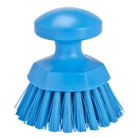 Vikan, Blue Brush,Scrub,Round,Stiff,5",PP/PBT, 3885