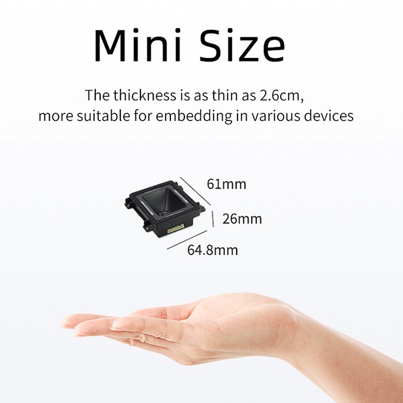 Embedded Barcode Scanner Self-Induction 1D 2D QR Bar Code Reader