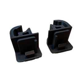 Parcel Shelf Clips Pair for Toyota Celica Gen 7 (1999-2006) - Left & Right Replacement Hinges - Black PETG Plastic - 64323-10040-C0, 64324-10040-C0 - Restore Interior Functionality