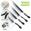 Mesh Zipper Pouch, 6PCS Waterproof Plastic Mesh Zipper Bag, A3
