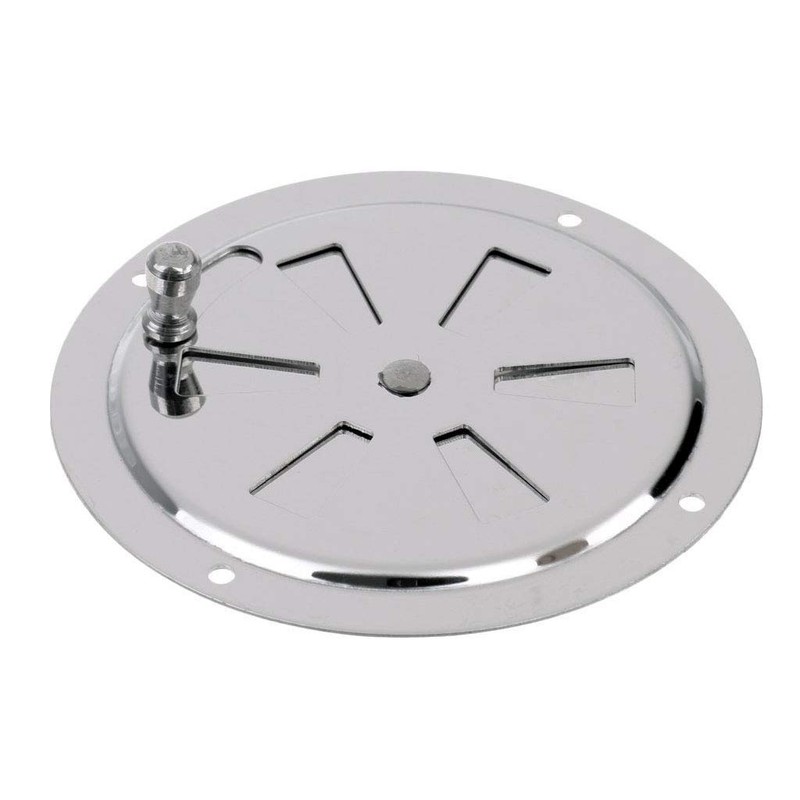 SeaLux Marine Round Butterfly Vent with Side Knob Stainless Steel