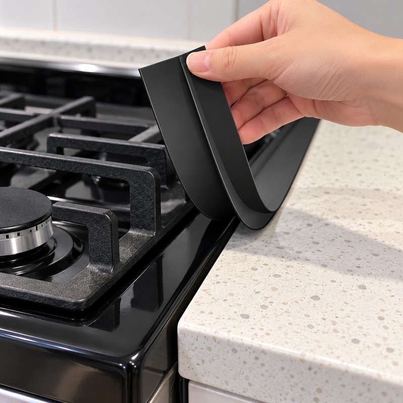 2 pack Silicone Stove Gap Cover for Kitchen Countertops –