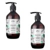 [Flu] Flu Scrub Body Wash Grapefruit Peach 500g x 2 Moisturizing Nutrition Moist Smooth Body Care Gift / [플루] 플루 스크럽 바디워시 자몽 피치 500g x 2 보습 영양 촉촉한 매끈한 바디케어 선물