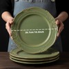 Yokiiimakiii salad plates set of 4, 10.5 inch Reactive Glaze