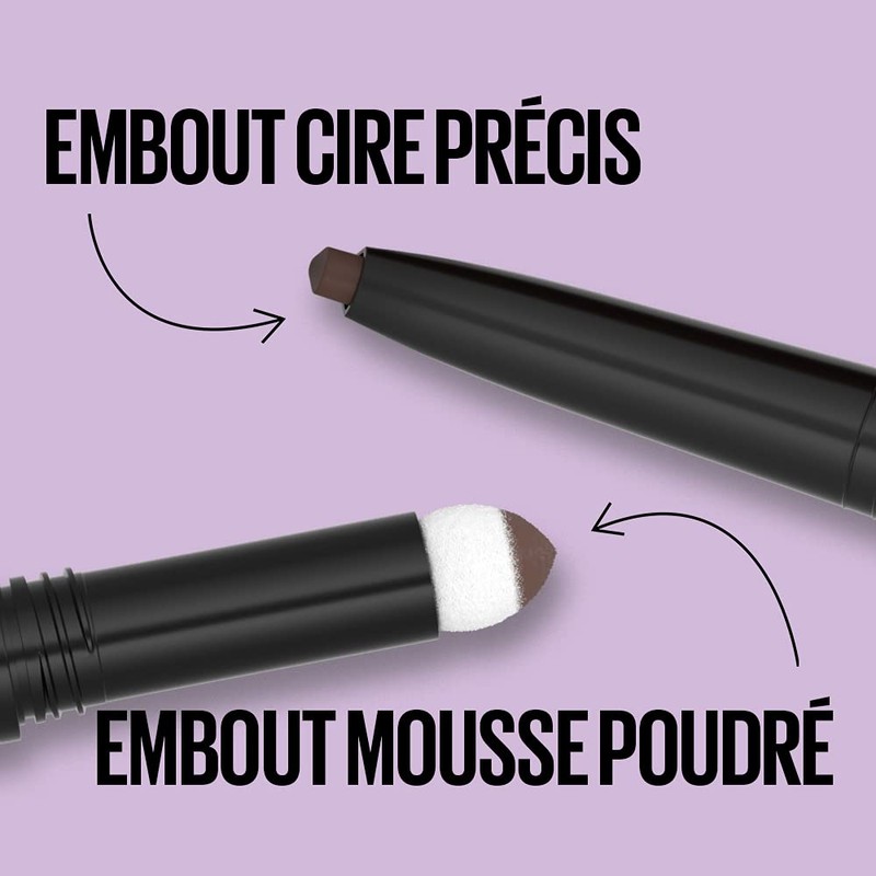 Maybelline New-York Augenbrauenstift – Express Brow Satin Duo Stift und