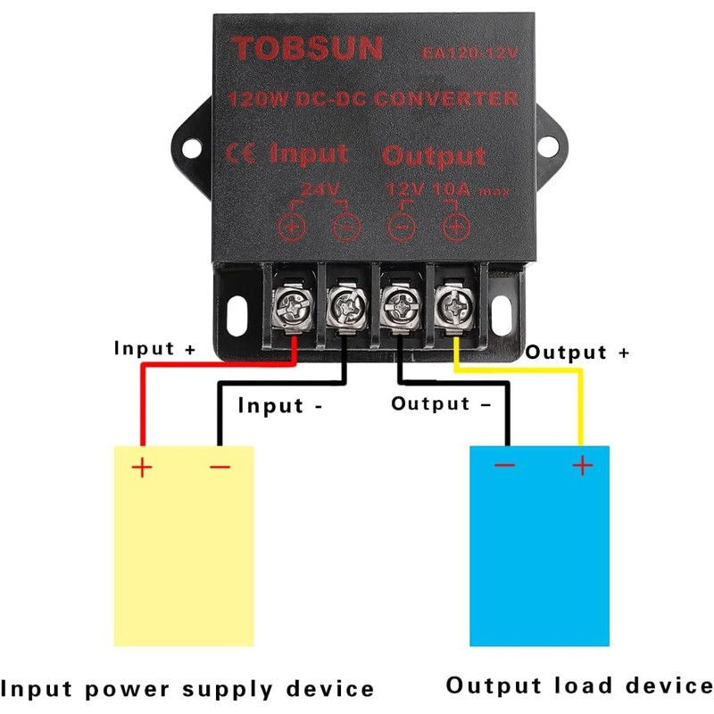 DC 24V to DC 12V 10A 120W Step Down Buck