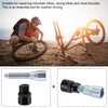 GKZB Bicycle Cassette Removal Tool Bicycle Chain Whip with Crank