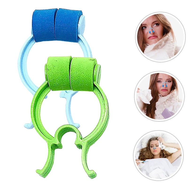 SAFIGLE 8 Pcs Nose Clips Lightweight Nose Bleed Stopper Kit