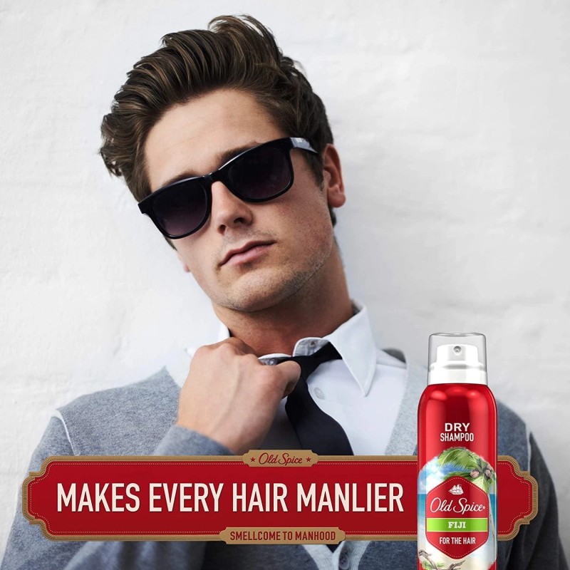 Old Spice Fiji Men's Dry Shampoo for the Hair, 4.9