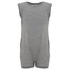 Kaycey Popper Vest Sleeveless Bodysuit With Crotch Snap Closure, Adaptive
