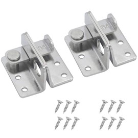 All-Pie Pack of 2 Hasp Lock Security Hasp Shed Lock Hasp Masterlock Hasp and Staple Small Hasp and Clasp-Silver
