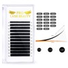 Individual Eyelashes, Volume Eyelashes, C-0.18, 8–15 mm Mix Eyelash Extensions,