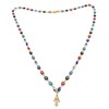 SIFRIMANIA Evil Eye Necklaces for Women Hamsa Hand Dainty Gold