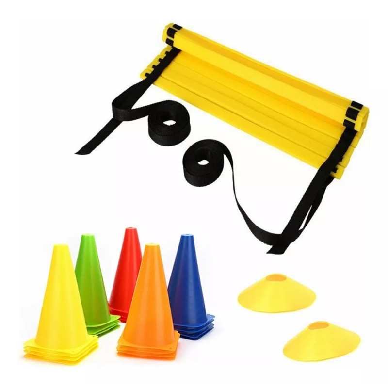 TOYGAGADE Entrenamiento De Fútbol 12 Tableros + 12 Conos +