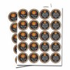 Chalkboard Pumpkin Fall Themed Hot Cocoa Bomb Packaging Sticker Labels,