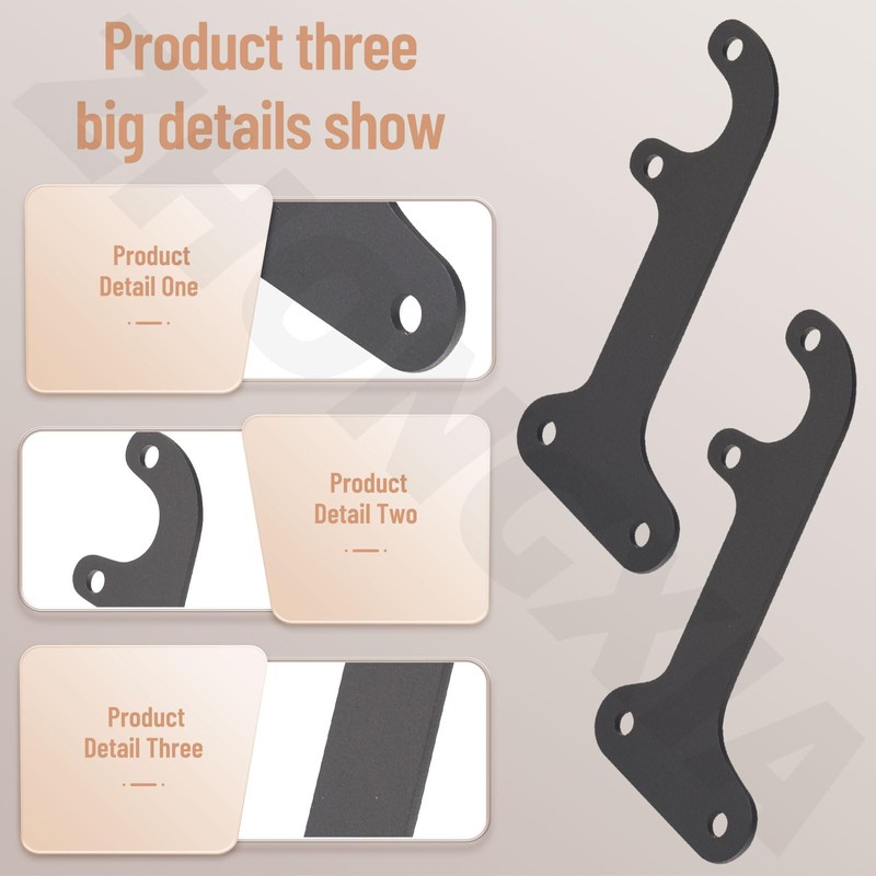 2 Pack Tail Light Brackets Compatible with Fo-rd F100 Pickup